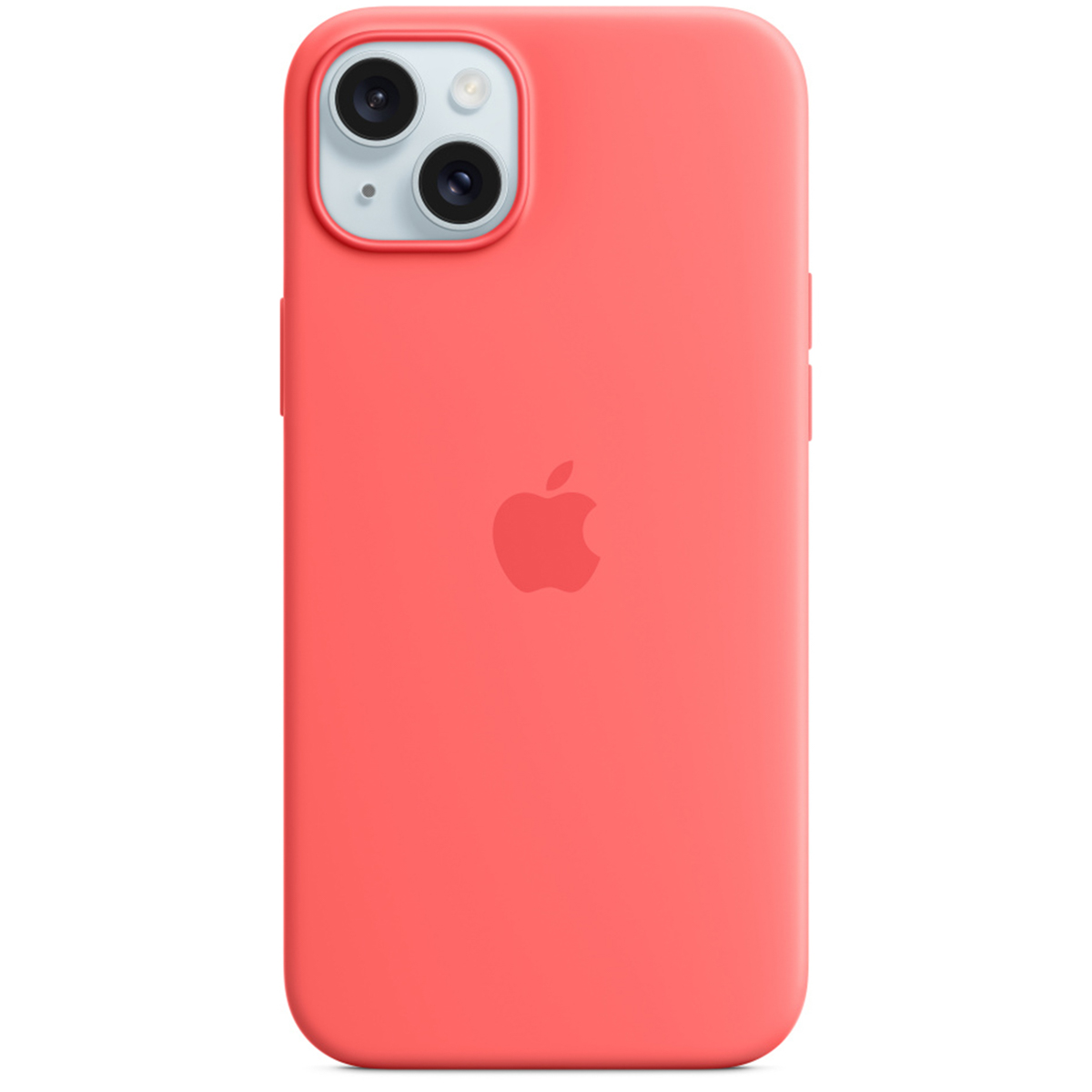 Coque en silicone MagSafe Apple iPhone 15 Plus - Guava