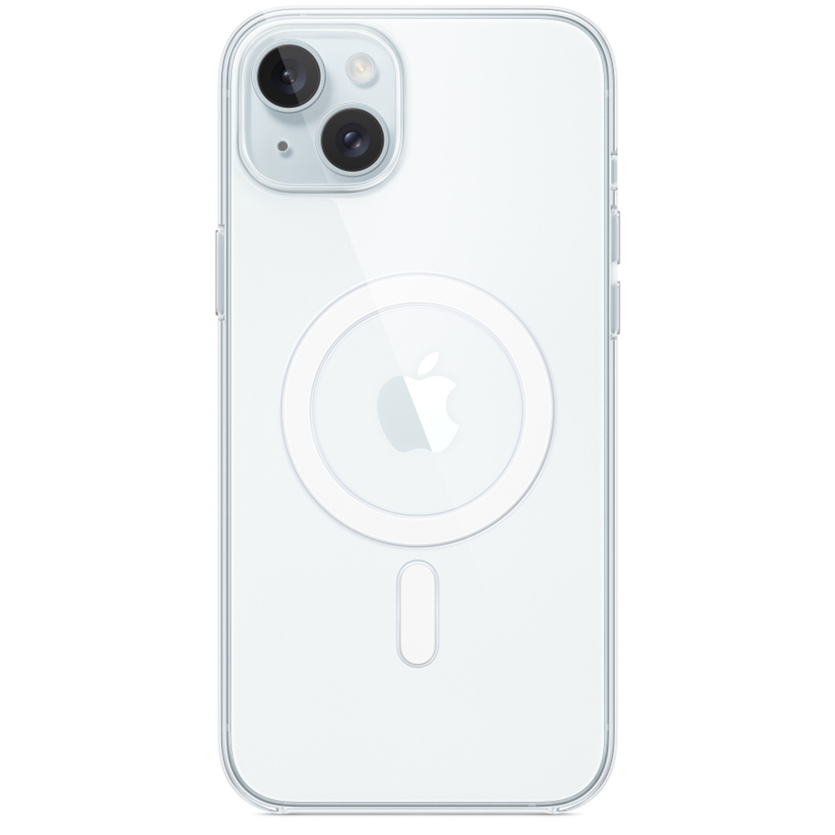 Clearcase MagSafe voor de Apple iPhone 15 Plus - Transparent