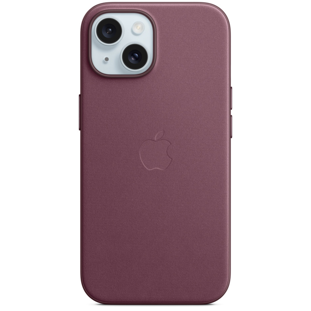 Coque FineWoven MagSafe Apple iPhone 15 - Mulberry