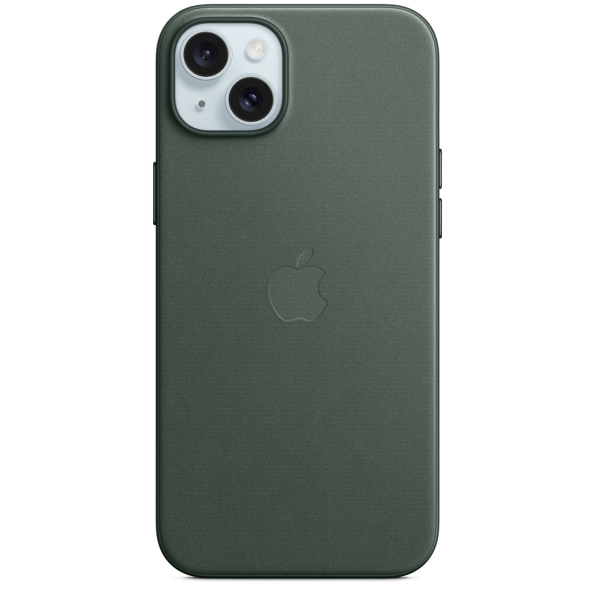 Coque FineWoven MagSafe Apple iPhone 15 Plus - Evergreen