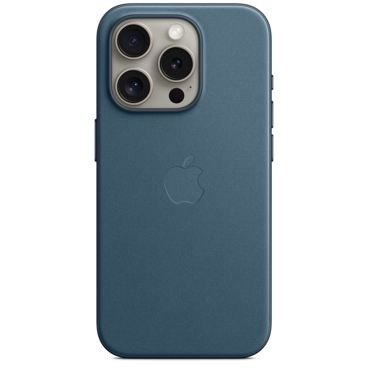 Coque FineWoven MagSafe Apple iPhone 15 Pro - Pacific Blue