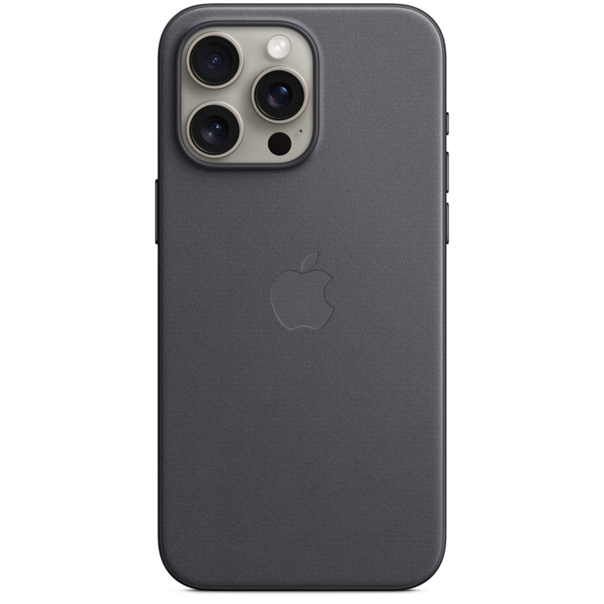 FineWoven Backcover MagSafe voor de Apple iPhone 15 Pro Max - Zwart