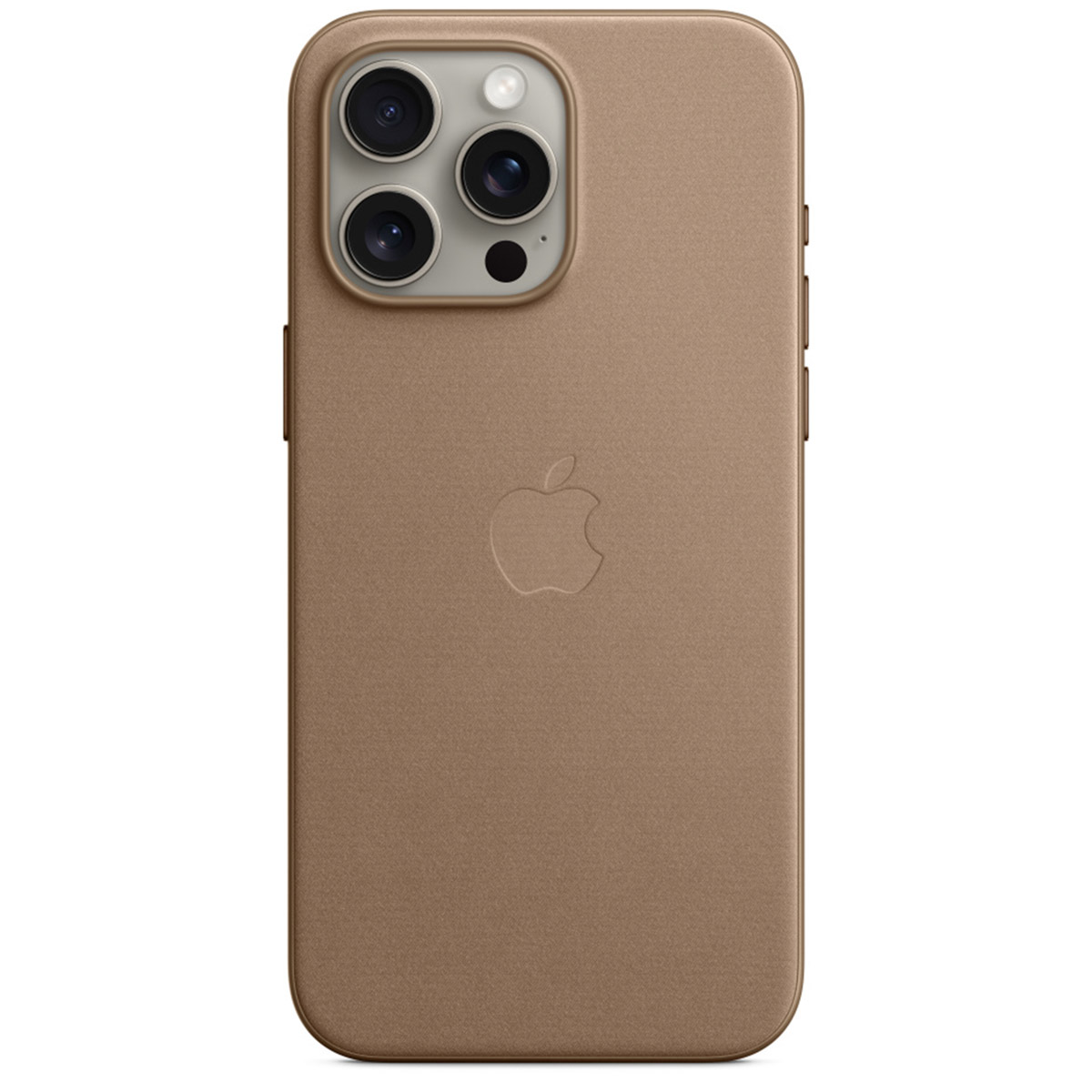 FineWoven Backcover MagSafe voor de Apple iPhone 15 Pro Max - Taupe