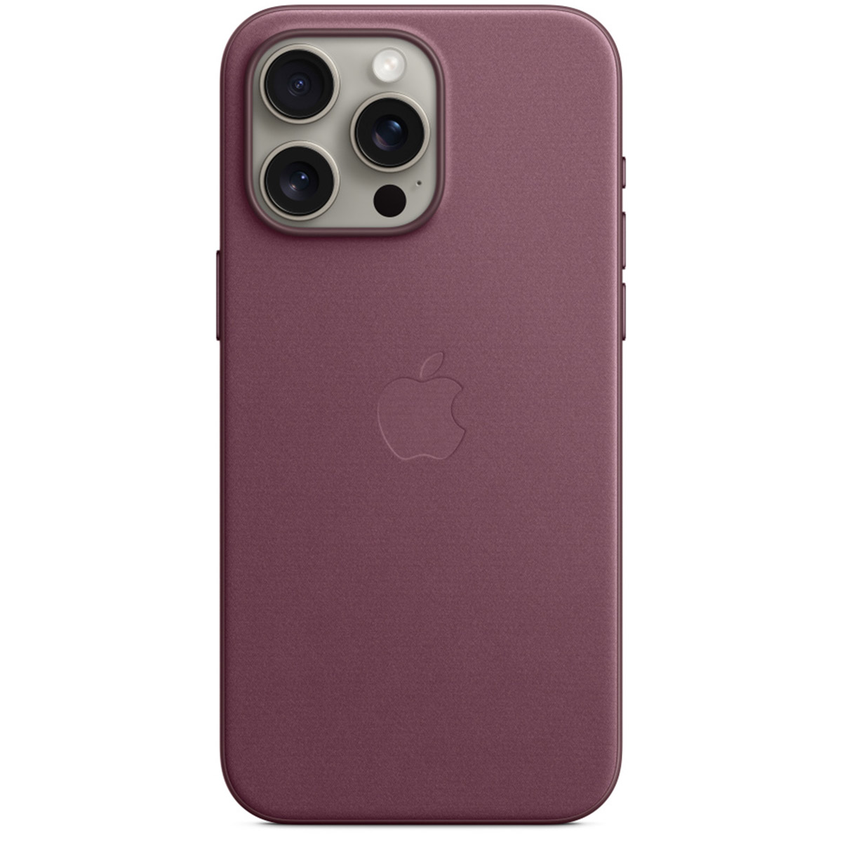 Coque FineWoven MagSafe Apple iPhone 15 Pro Max - Mulberry