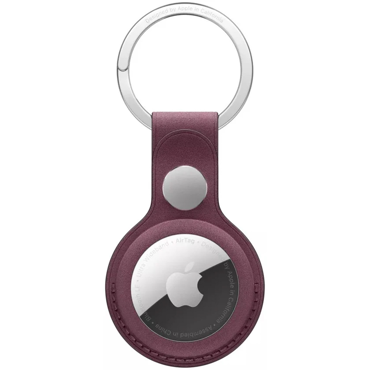 Apple Porte-clés en tissage fin AirTag - Mûre