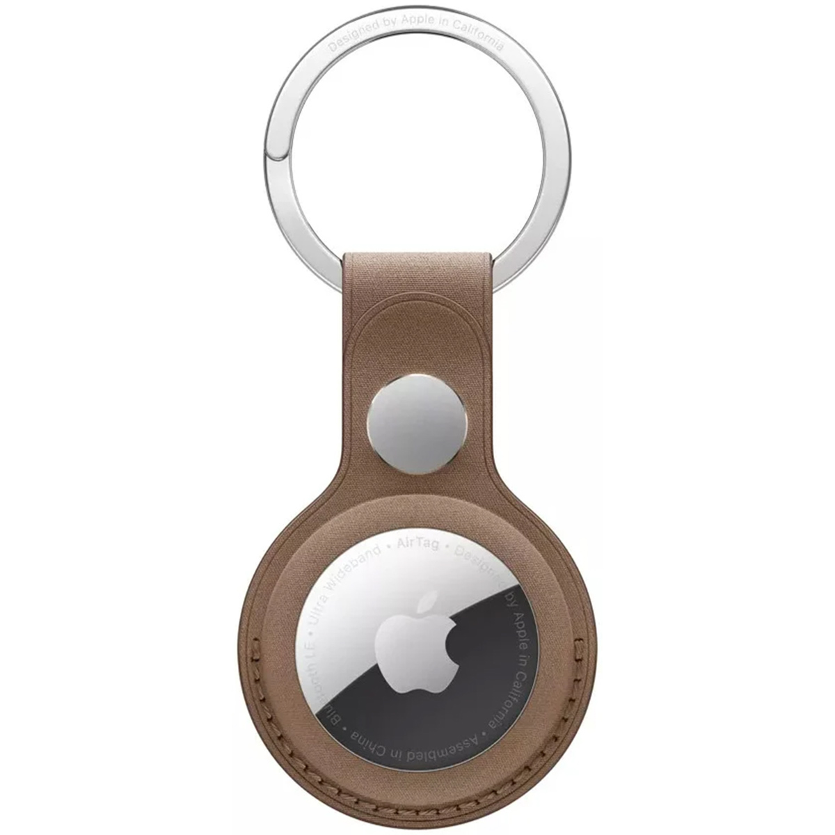 Apple AirTag FineWoven Sleutelhanger - Taupe