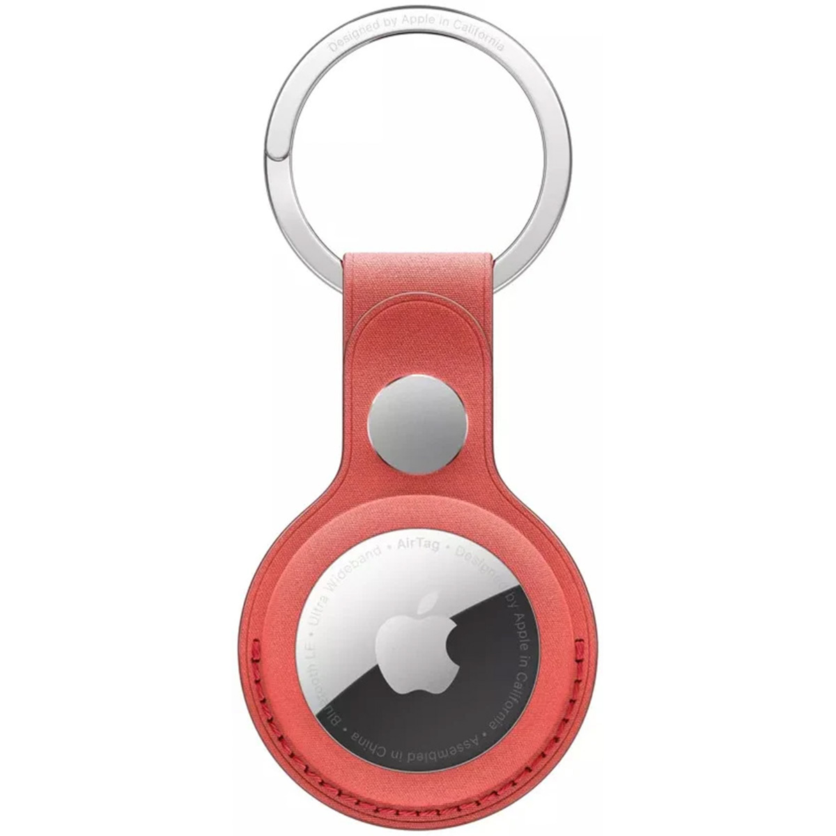 Apple AirTag FineWoven Sleutelhanger - Coral