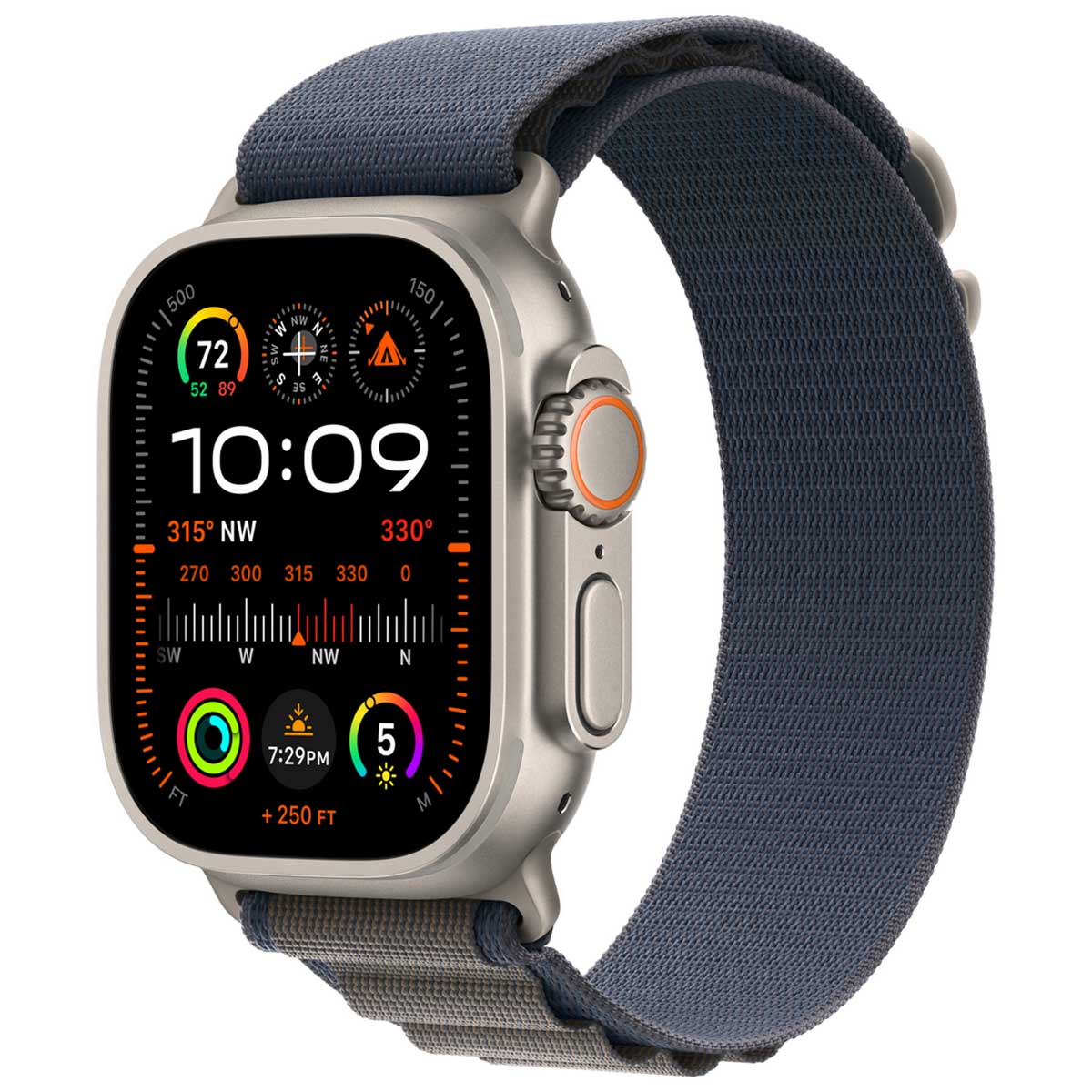 Bracelet Alpine Loop Apple Watch | 44/45/46/49 mm - Taille S - Blue