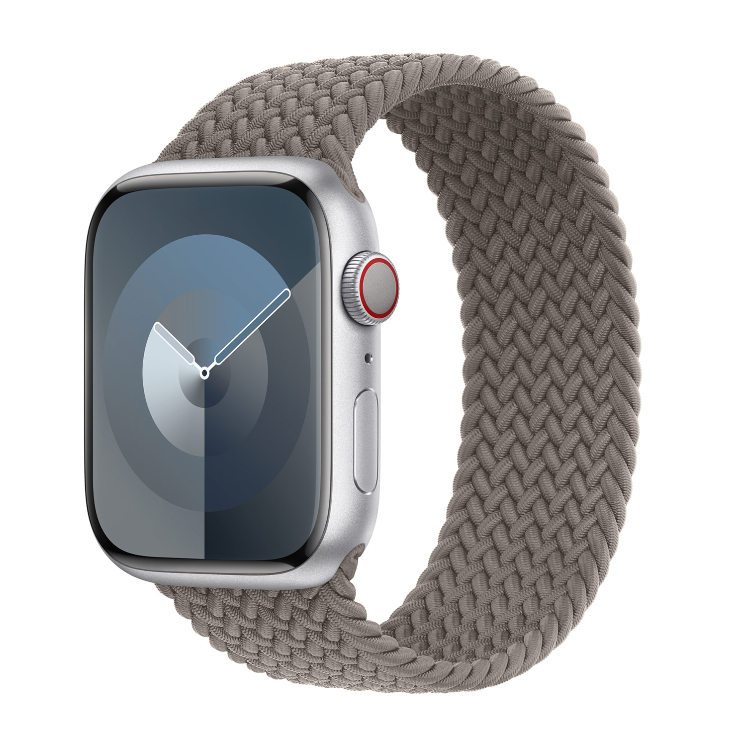 Bracelet Solo tressé Apple Watch | 44/45/46/49 mm - Taille 9 - Clay