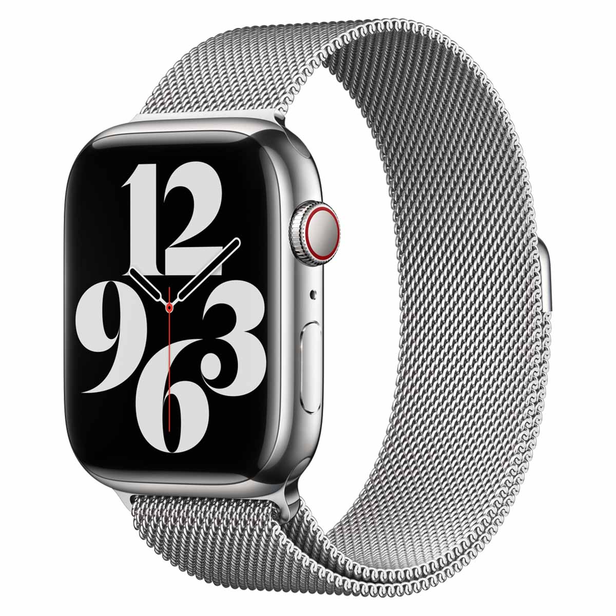 Milanese Loop Band voor de Apple Watch | 44/45/46/49 mm - Zilver