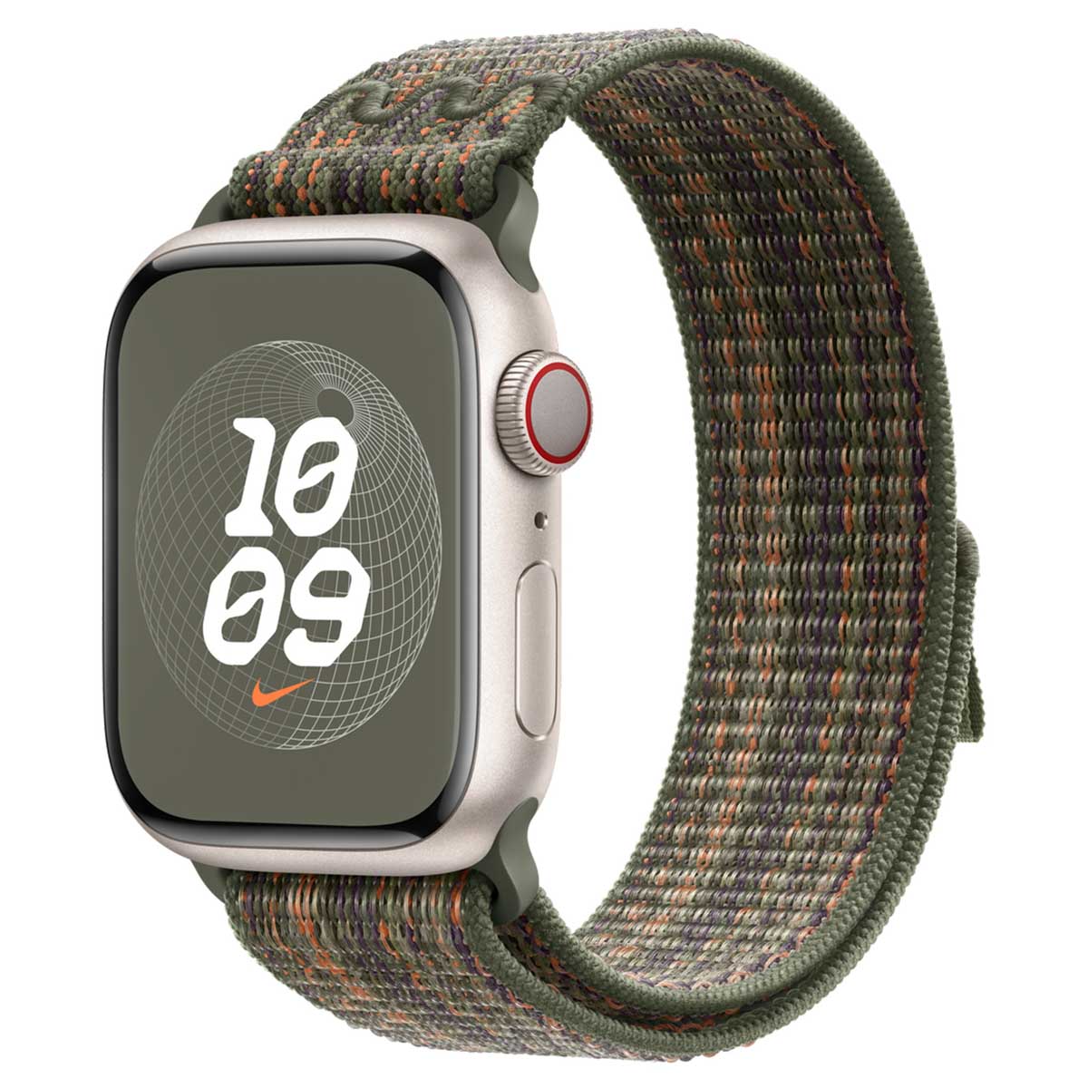 Bracelet Nike Sport Loop Apple Watch | 38/40/41/42 mm - Sequoia & Orange