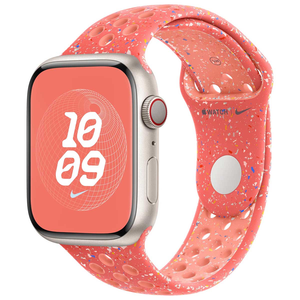 Bracelet Nike Sport Apple Watch | 44/45/46/49 mm - Taille S/M - Magic Ember