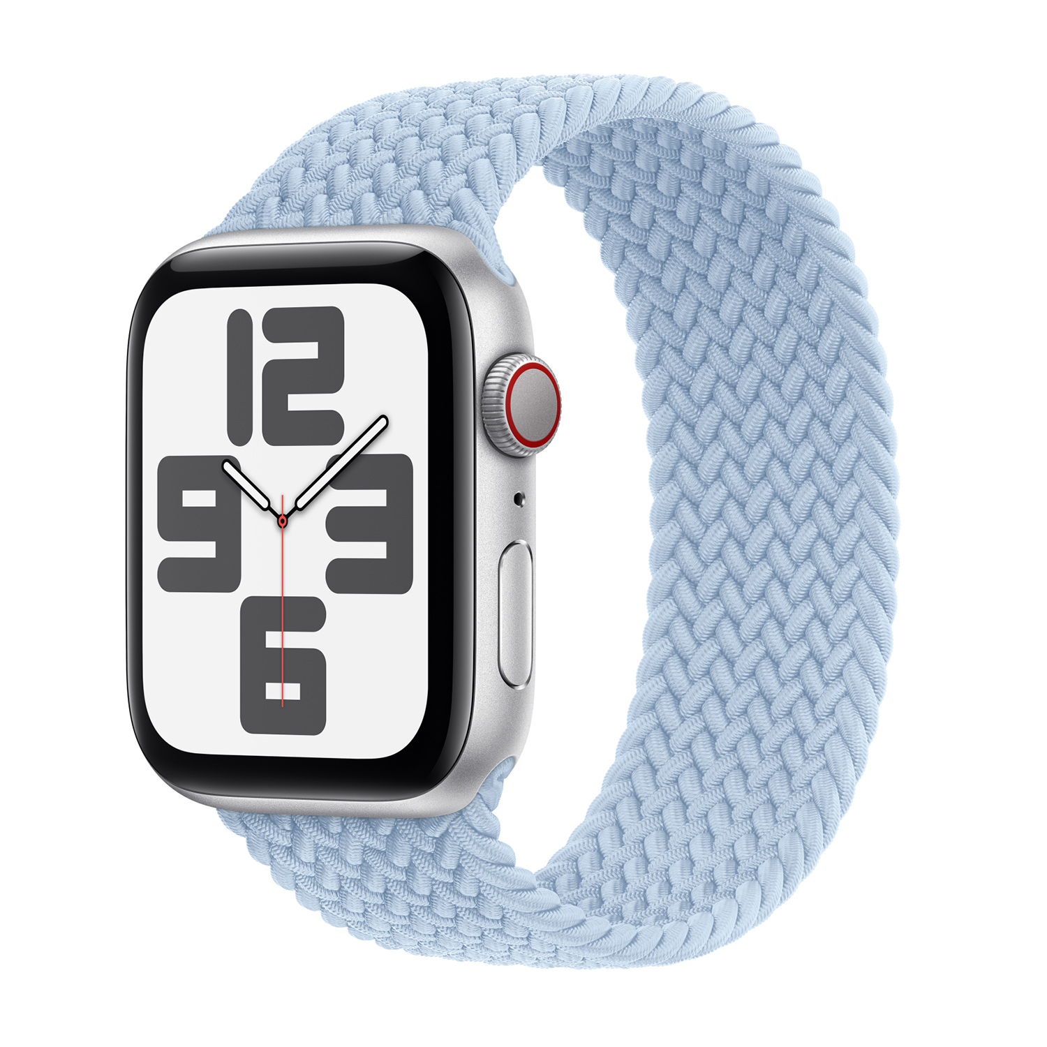 Bracelet Solo tressé Apple Watch | 38/40/41/42 mm - Taille 7 - Light Blue