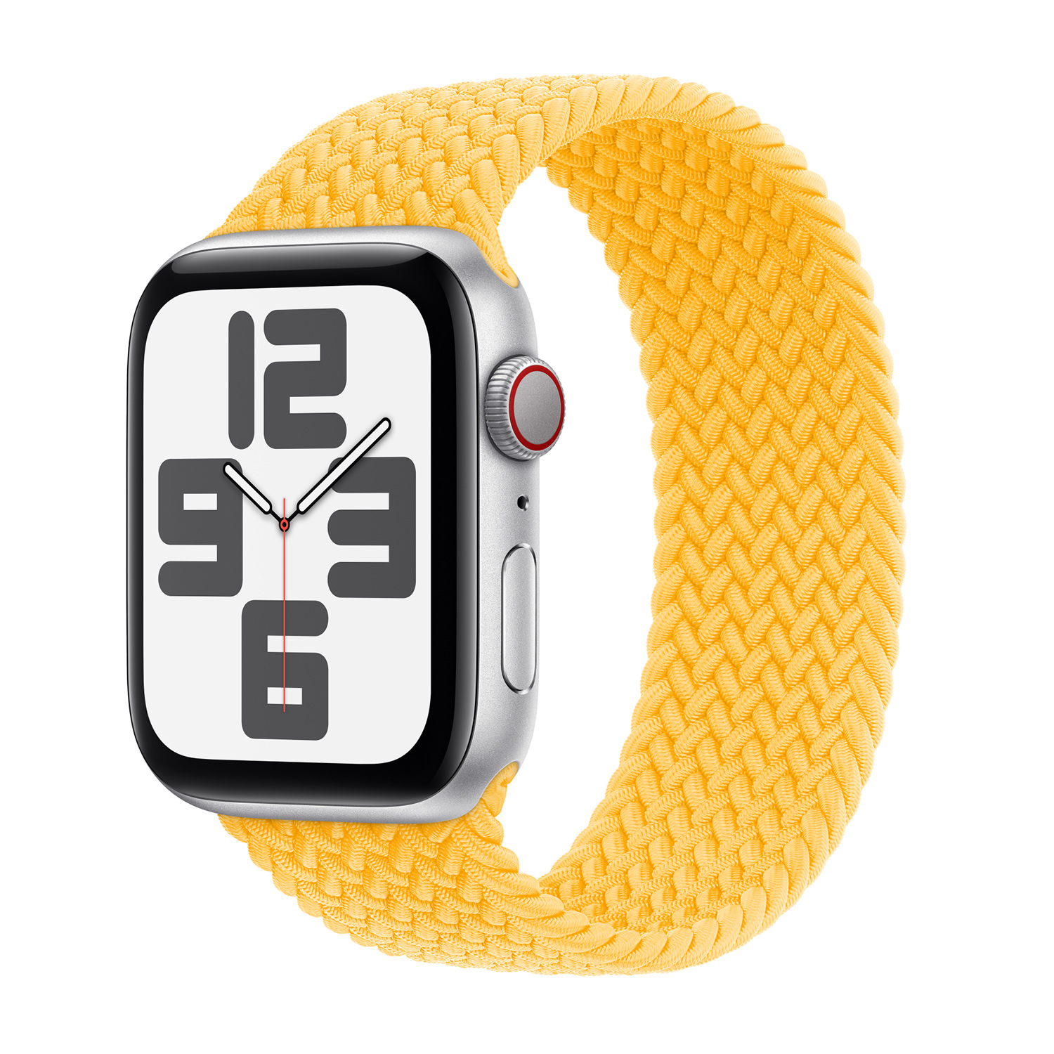 Bracelet Solo tressé Apple Watch | 44/45/46/49 mm - Taille 4 - Sunshine