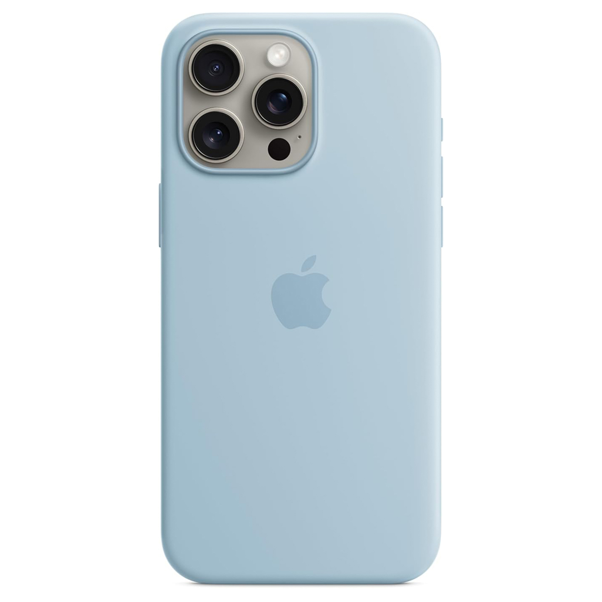 Silicone Backcover MagSafe voor de Apple iPhone 15 Pro Max - Light Blue