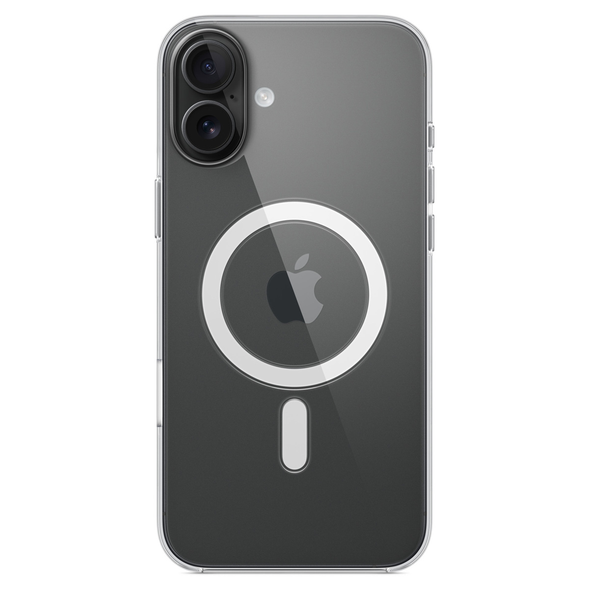 Clearcase MagSafe voor de Apple iPhone 16 Plus - Transparant