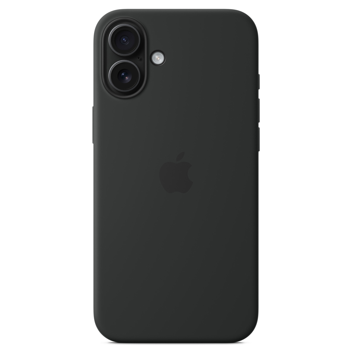 Silicone Backcover MagSafe voor de Apple iPhone 16 Plus - Black