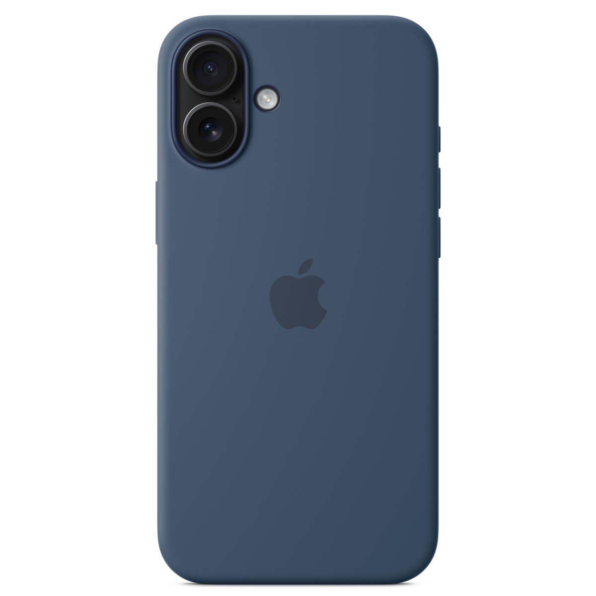 Silicone Backcover MagSafe voor de Apple iPhone 16 Plus - Denim Blue