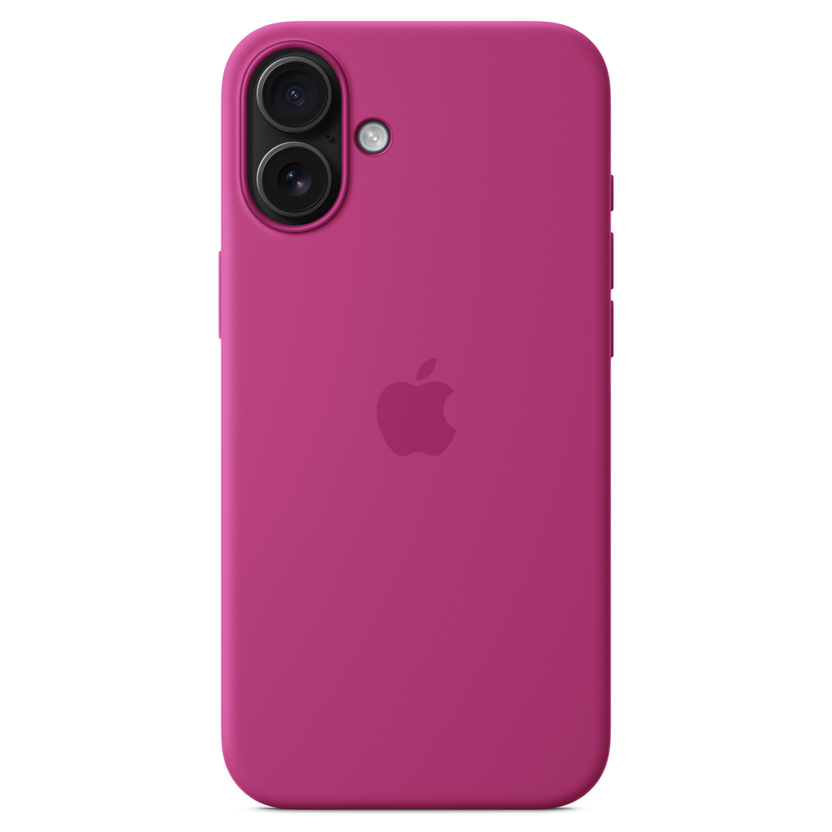 Silicone Backcover MagSafe voor de Apple iPhone 16 Plus - Fuchsia