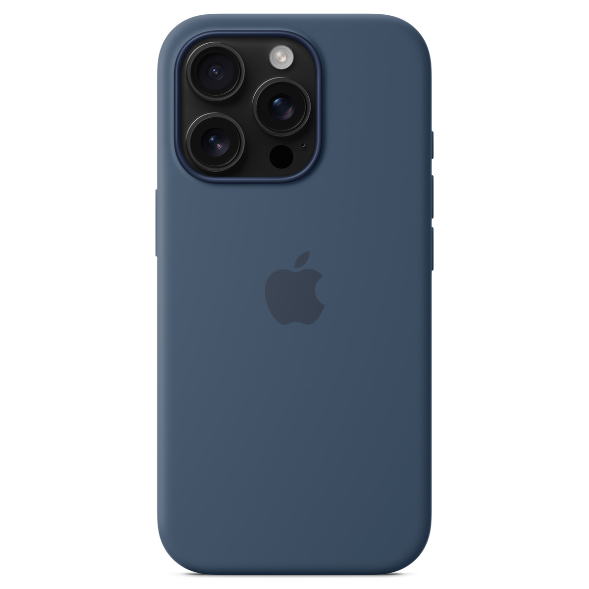 Coque en silicone MagSafe Apple iPhone 16 Pro - Denim Blue