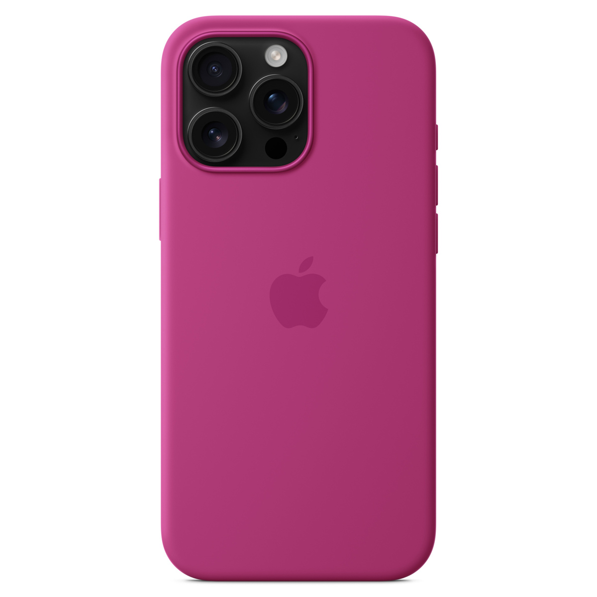 Silicone Backcover MagSafe voor de Apple iPhone 16 Pro Max - Fuchsia
