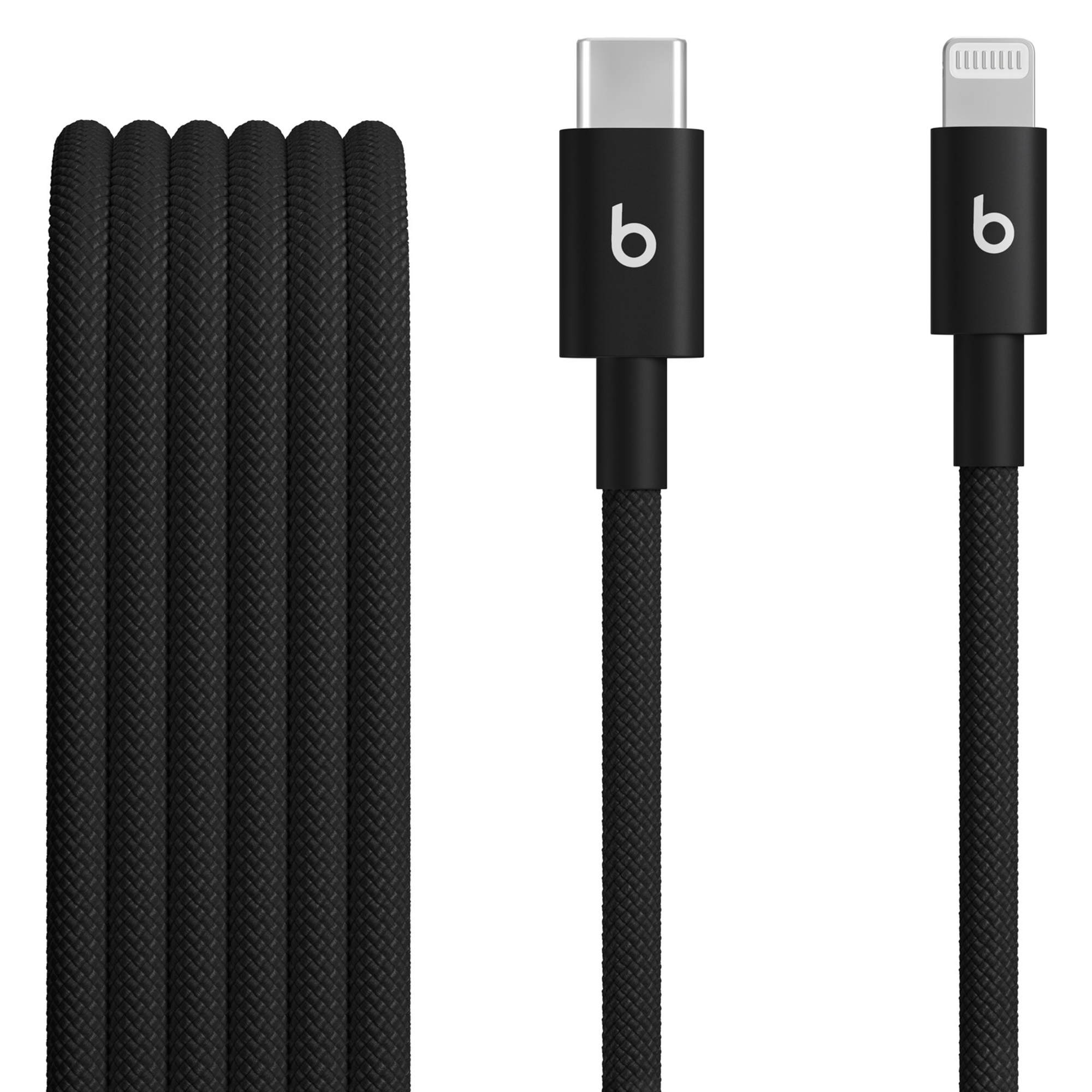 Beats Câble USB-C vers Lightning tressé - 1,5 mètre - Bolt Black