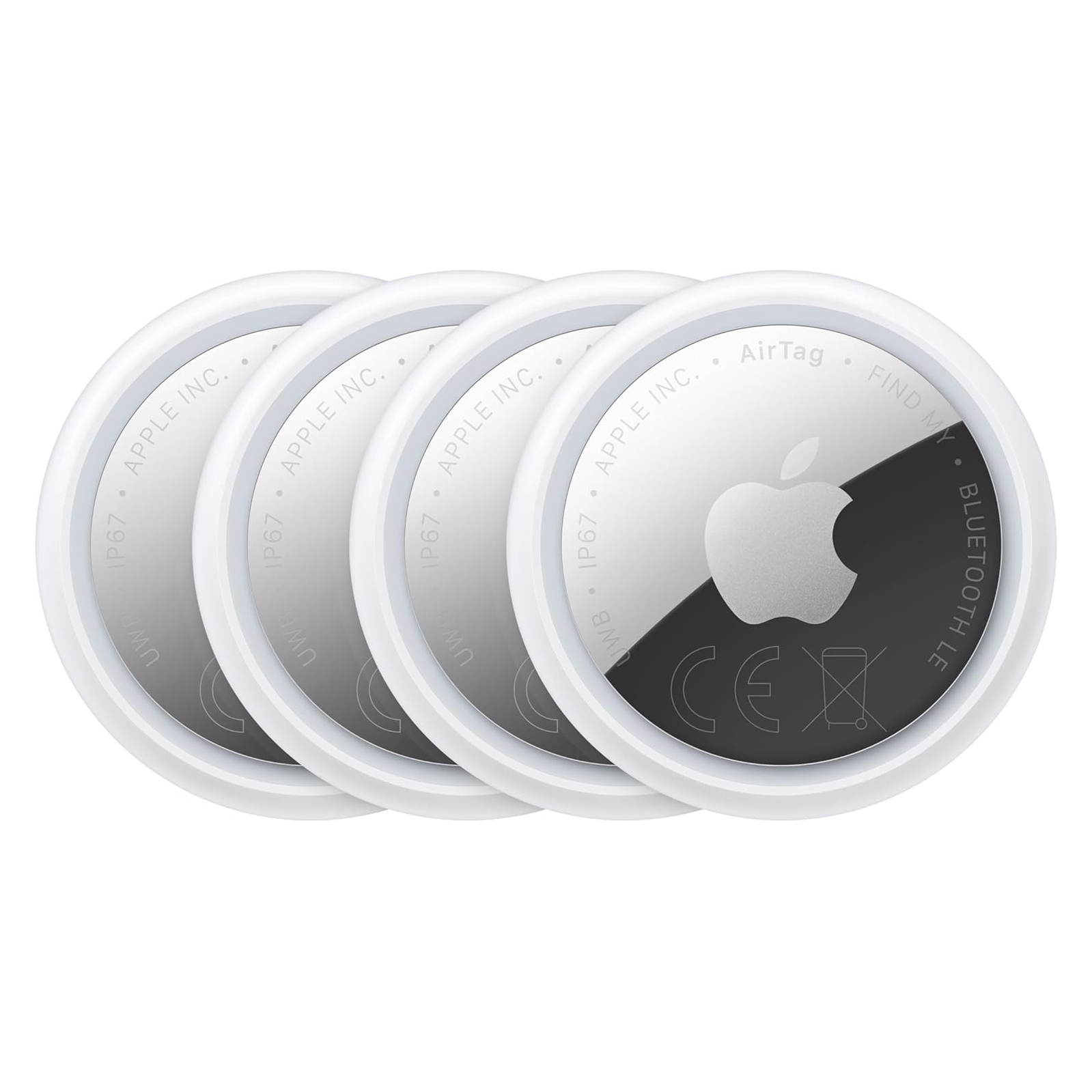 Apple AirTag (2nd generation) 4-pack - Wit