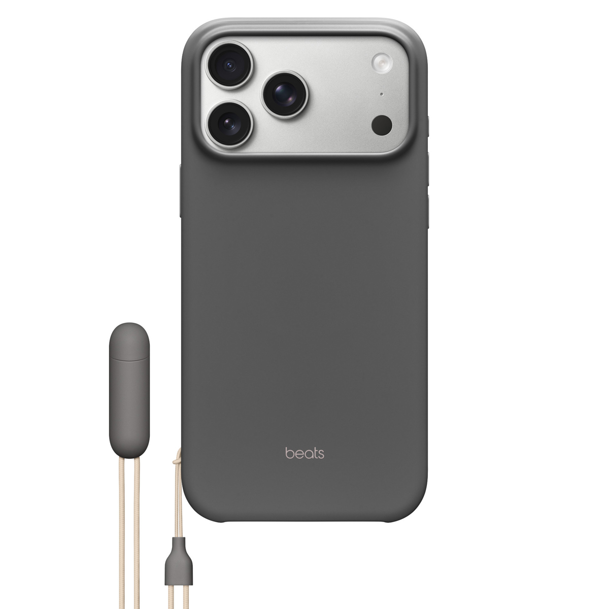 Beats Kickstand Case met MagSafe en Camera Control voor de Apple iPhone 17 Pro Max - Granite Gray