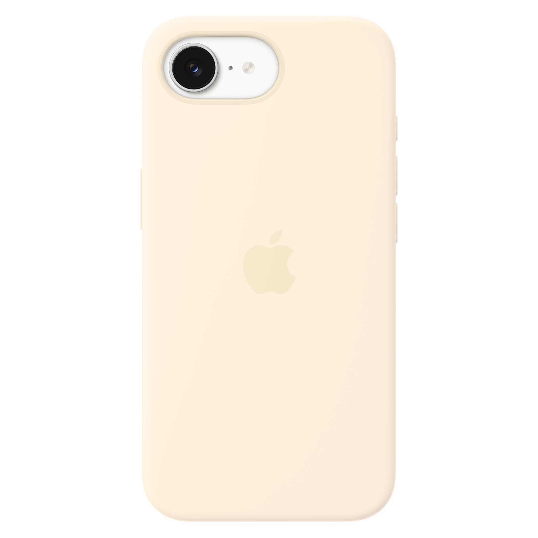 Coque en silicone avec MagSafe Apple iPhone 17e - Vanilla