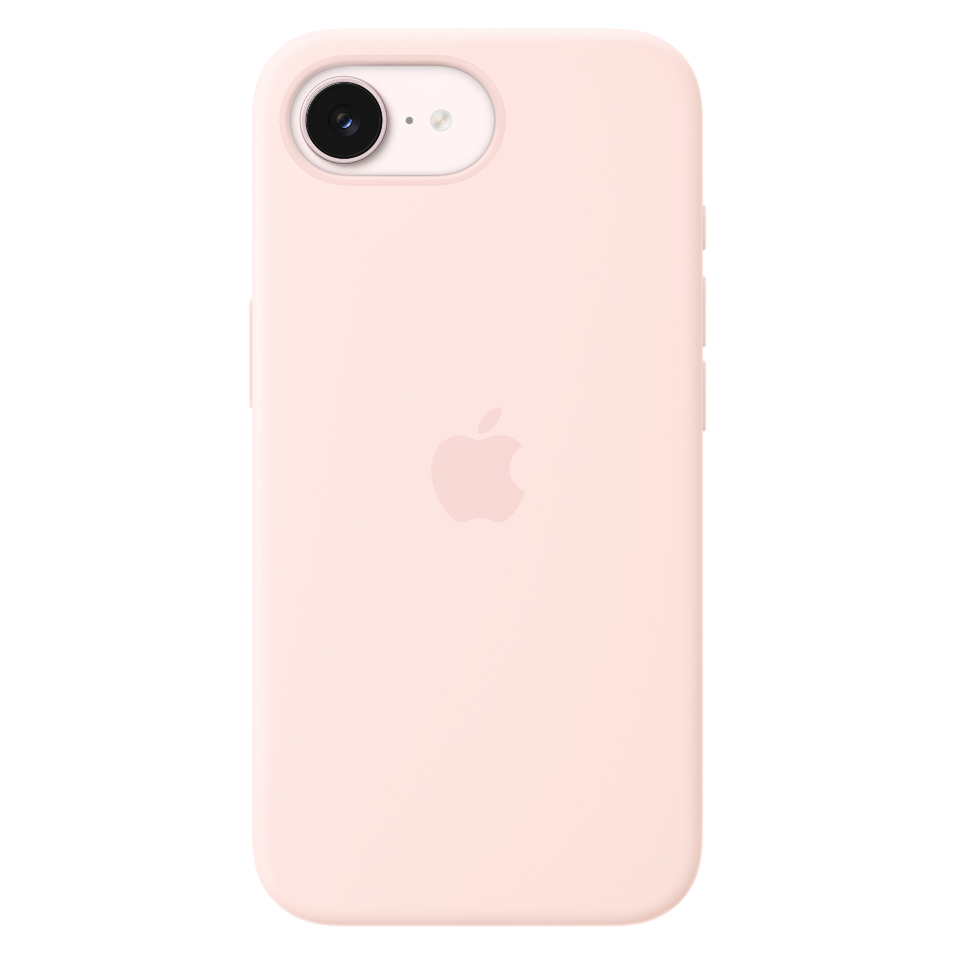 Coque en silicone avec MagSafe Apple iPhone 17e - Soft Pink