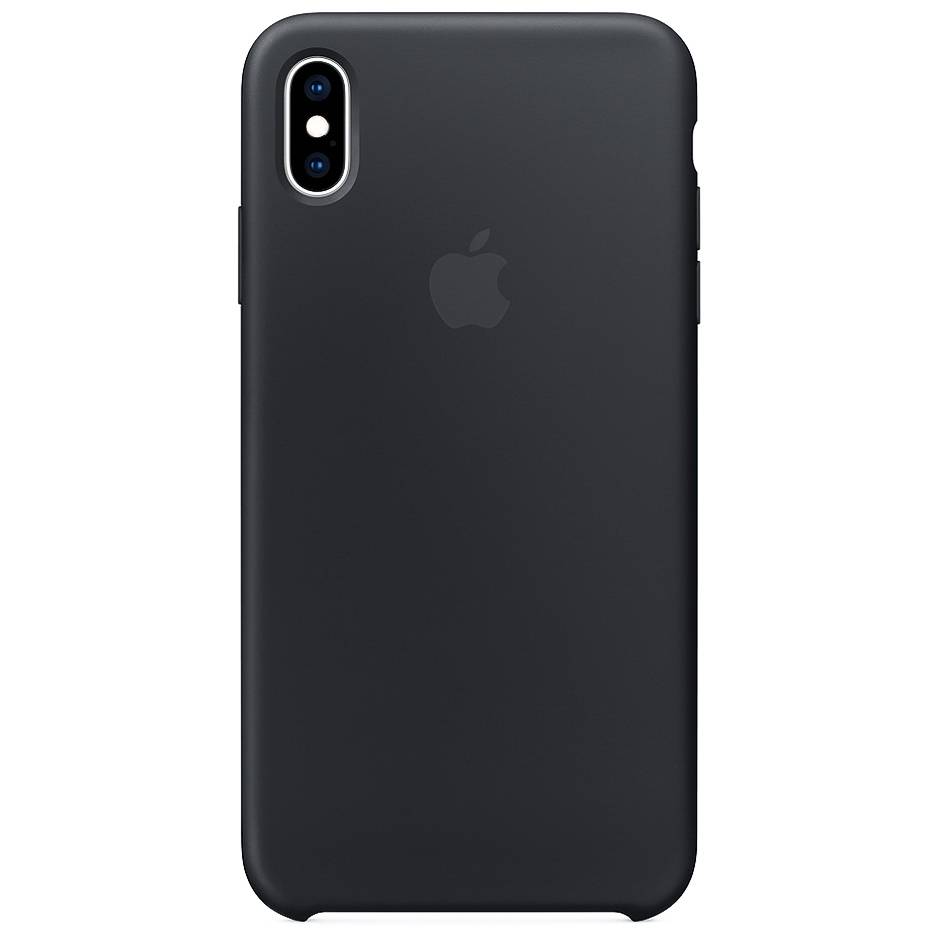 Coque en silicone Apple iPhone Xs Max - Noir
