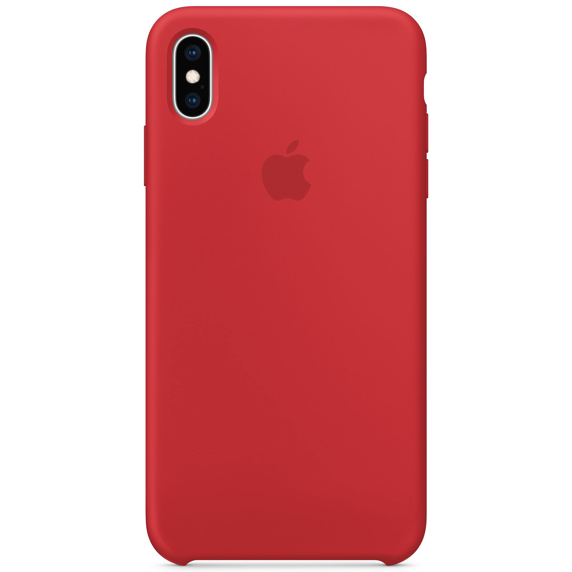 Coque en silicone Apple iPhone Xs Max - Red