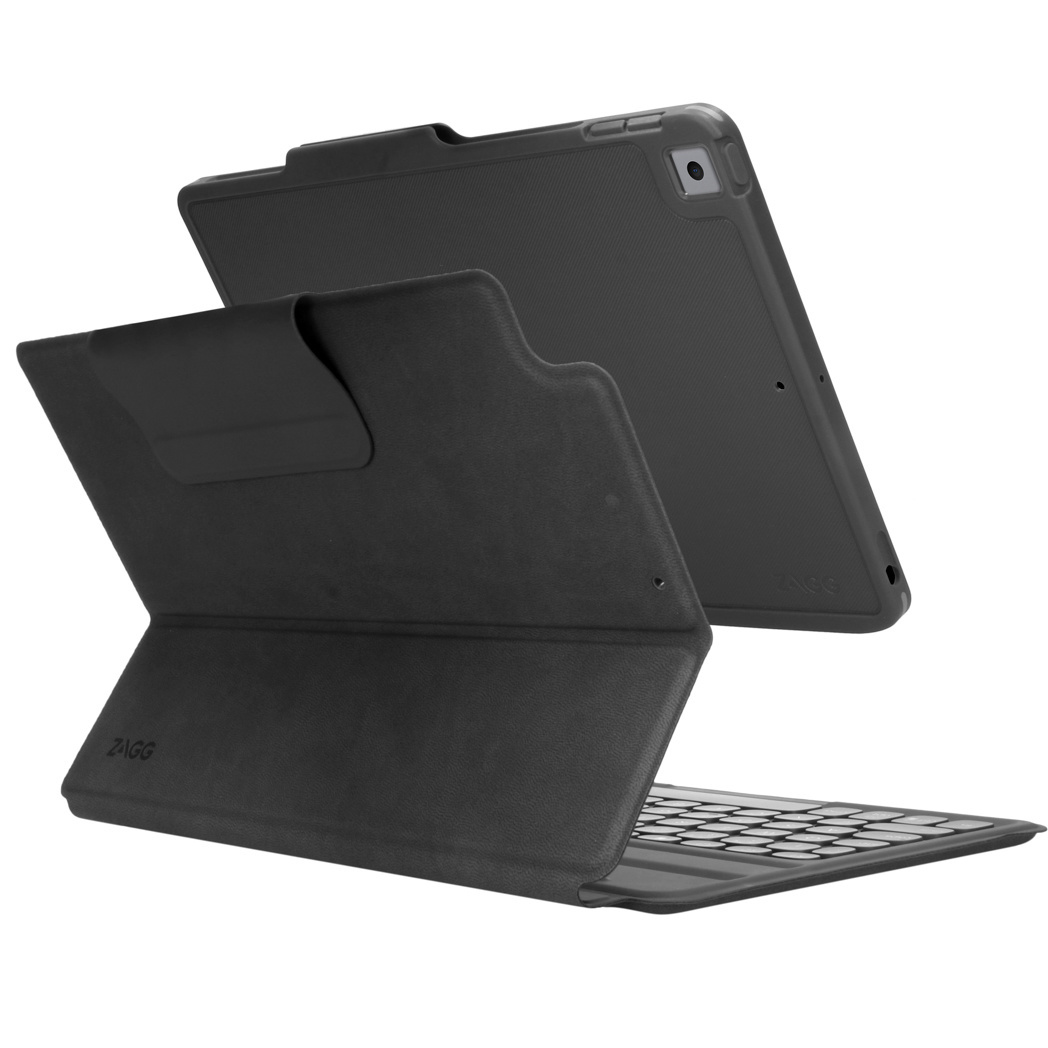 ZAGG Pro Keys Keyboard Bookcase voor de Apple iPad 9 (2021) 10.2 inch / iPad 8 (2020) 10.2 inch / iPad 7 (2019) 10.2 inch - QWERTY / NL - Grijs