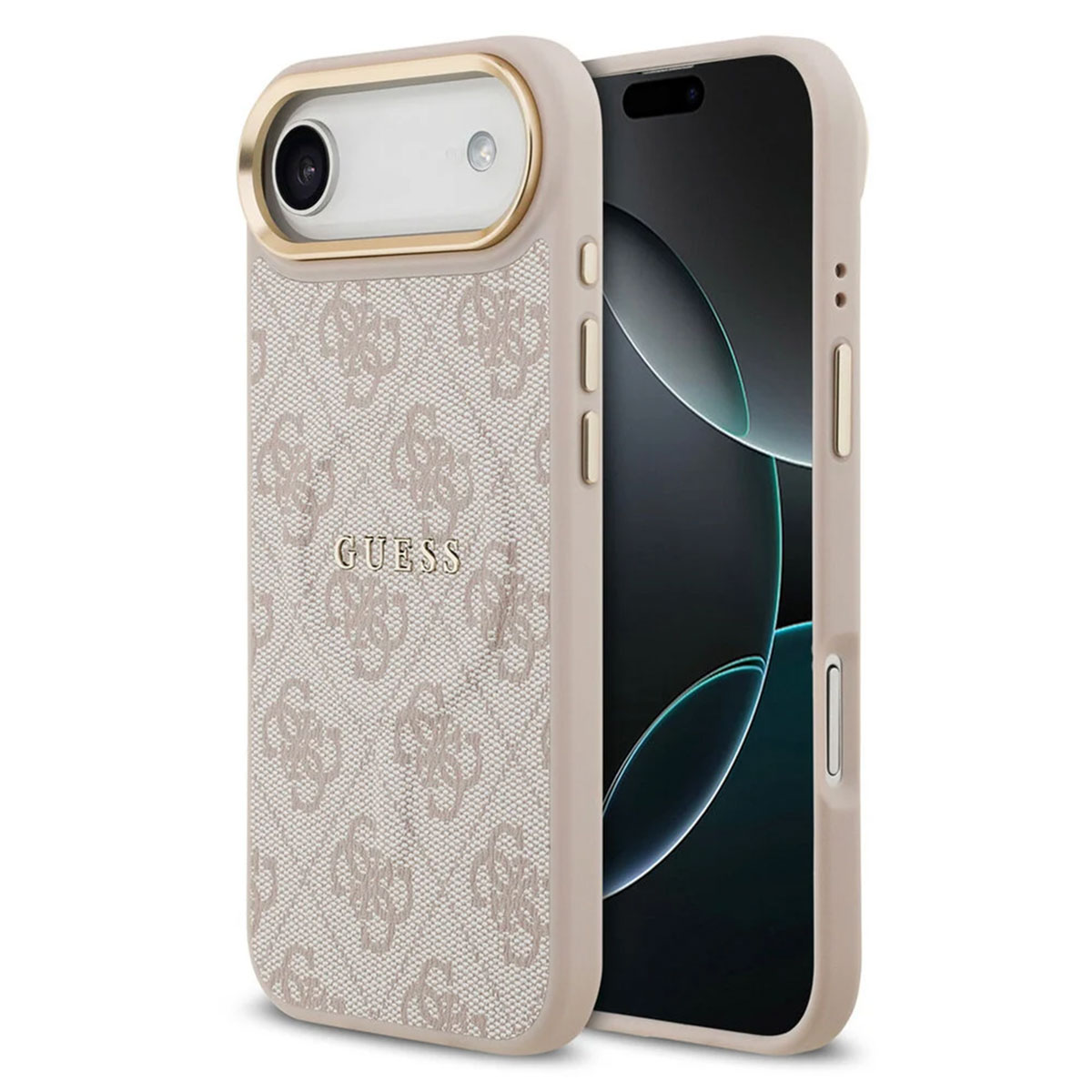 Guess Coque MagSafe Classic avec logo 4G Apple iPhone Air - Rose