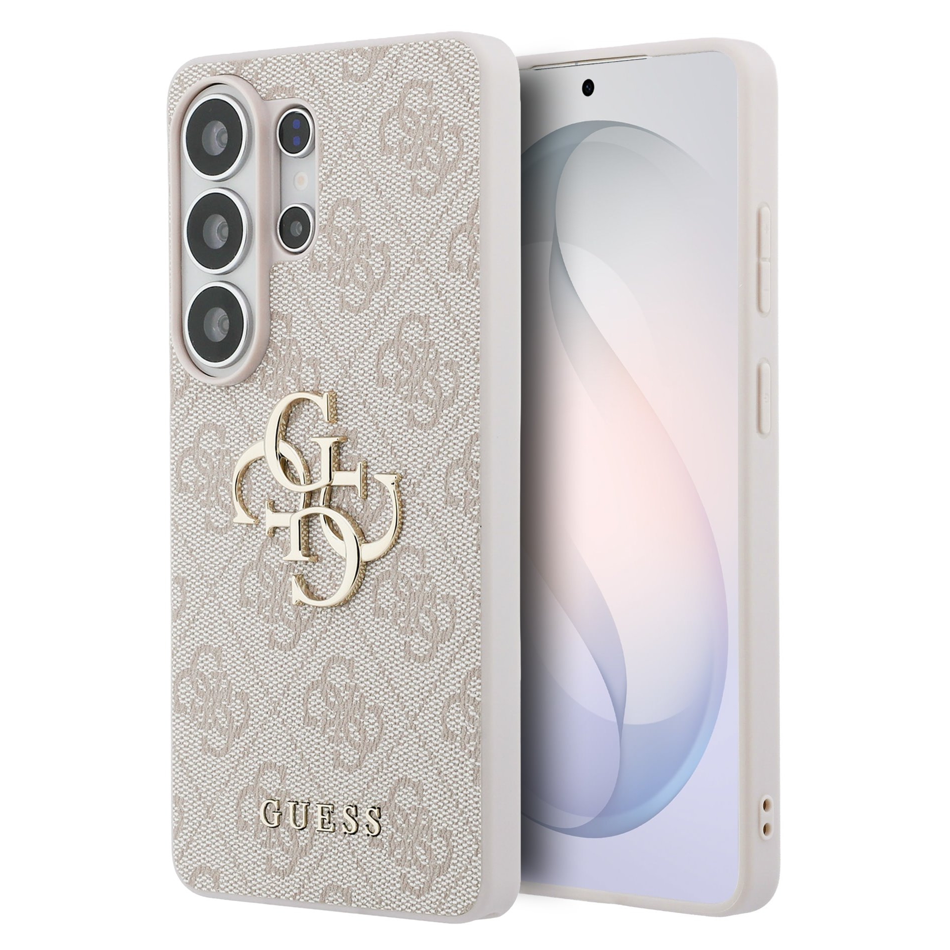 Guess 4G Metal Logo Backcover voor de Samsung Galaxy S26 Ultra - Roze