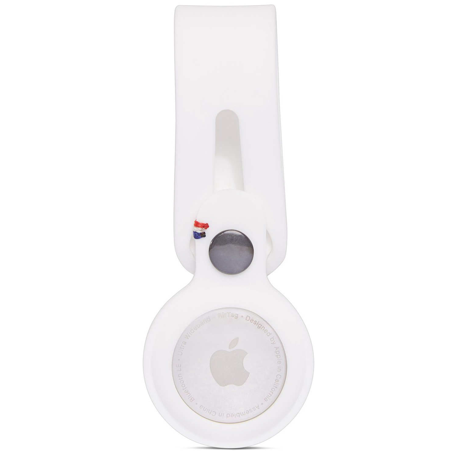 Decoded Siliconen Loop voor de Apple AirTag - Wit