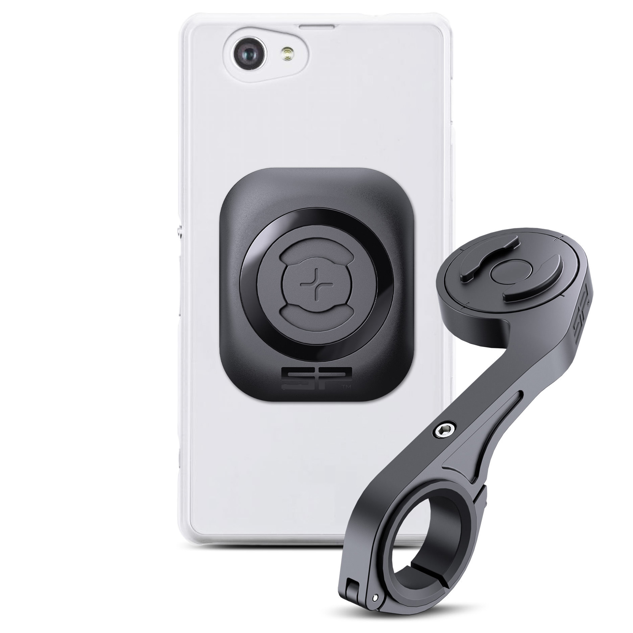 SP Connect Roadbike Bundle Universal Interface SPC+ Telefoonhouder Fiets - Adapter voor SPC+ accessoires - Zwart