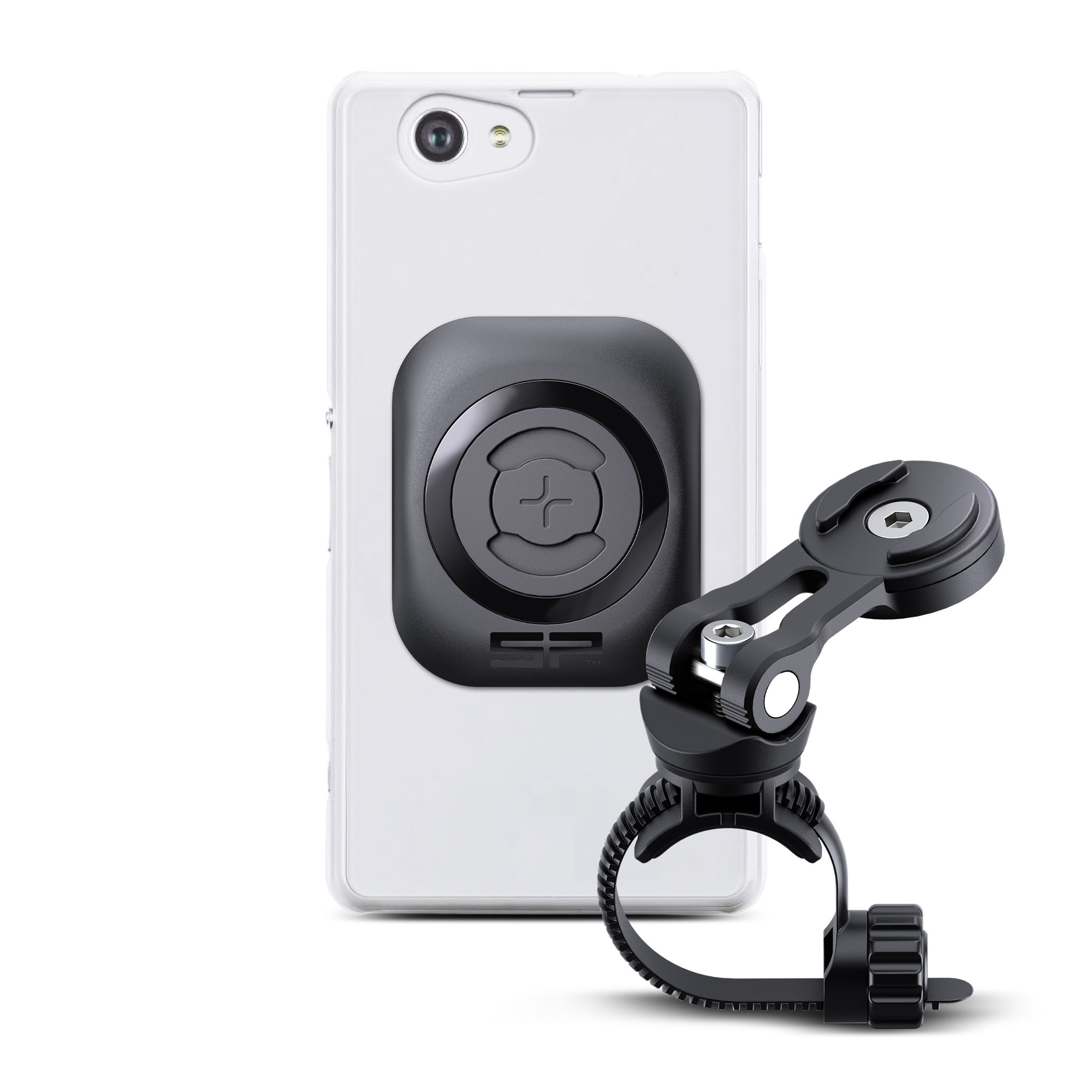SP Connect Bike Bundle Universal Interface SPC+ Telefoonhouder Fiets - Adapter voor SPC+ accessoires - Zwart