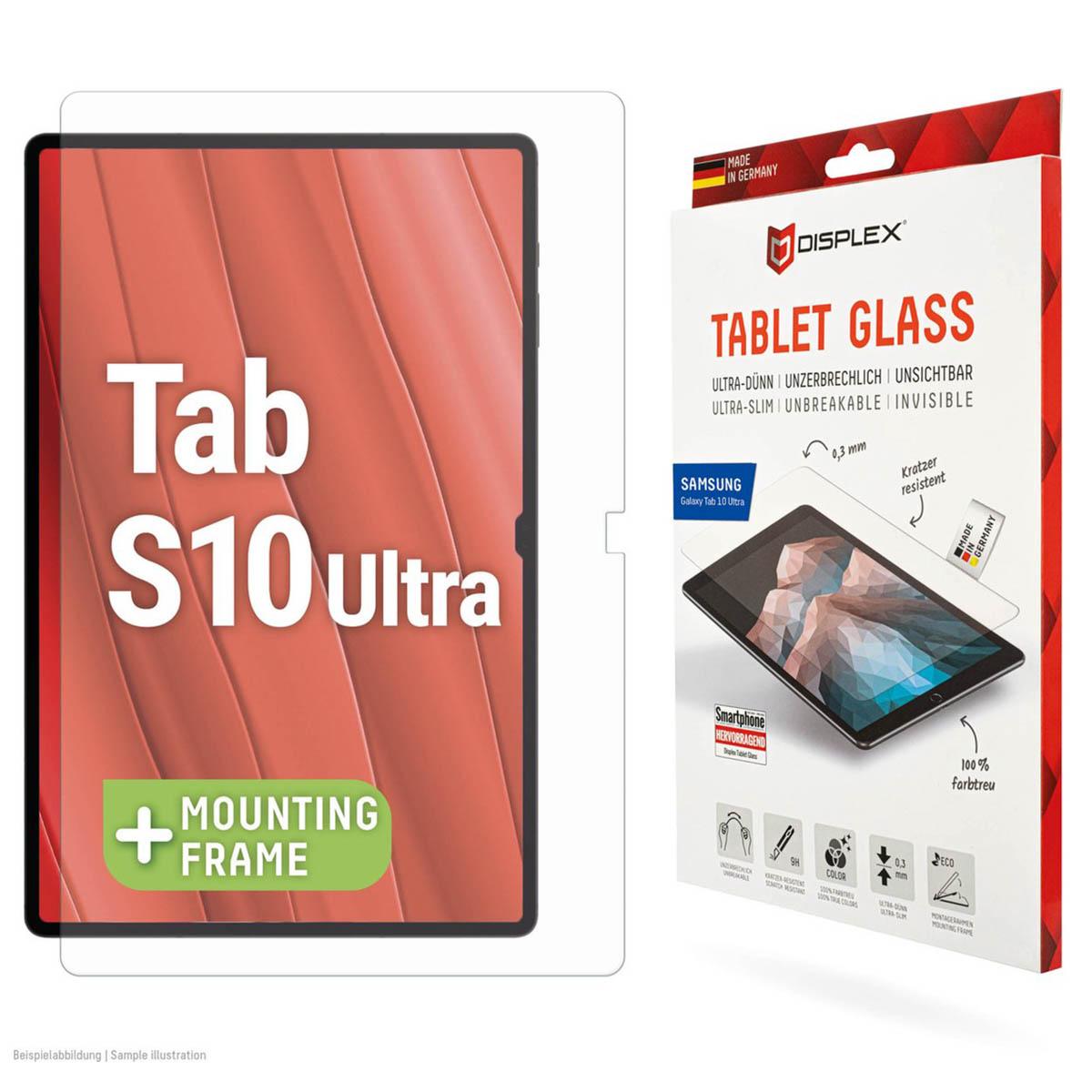 Displex Glass Screenprotector voor de Samsung Galaxy Tab S10 Ultra