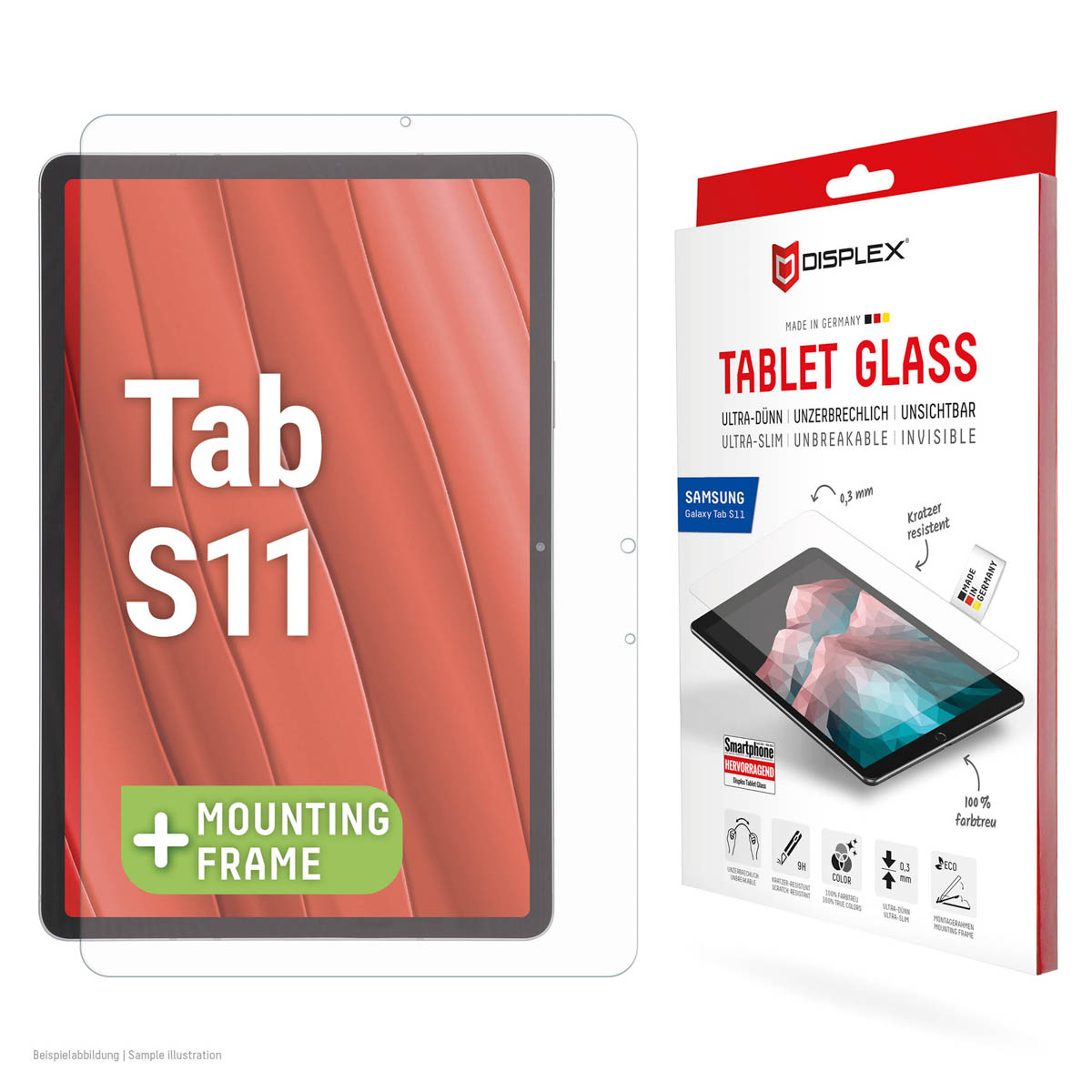 Displex Glass Screenprotector voor de Samsung Galaxy Tab S11