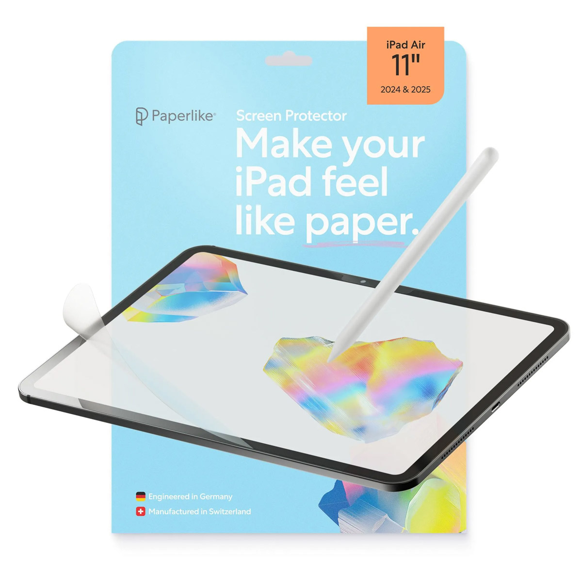 Paperlike 3 Screenprotector voor de Apple iPad Air 11 inch (2026) M4 / (2025) M3 / (2024) M2