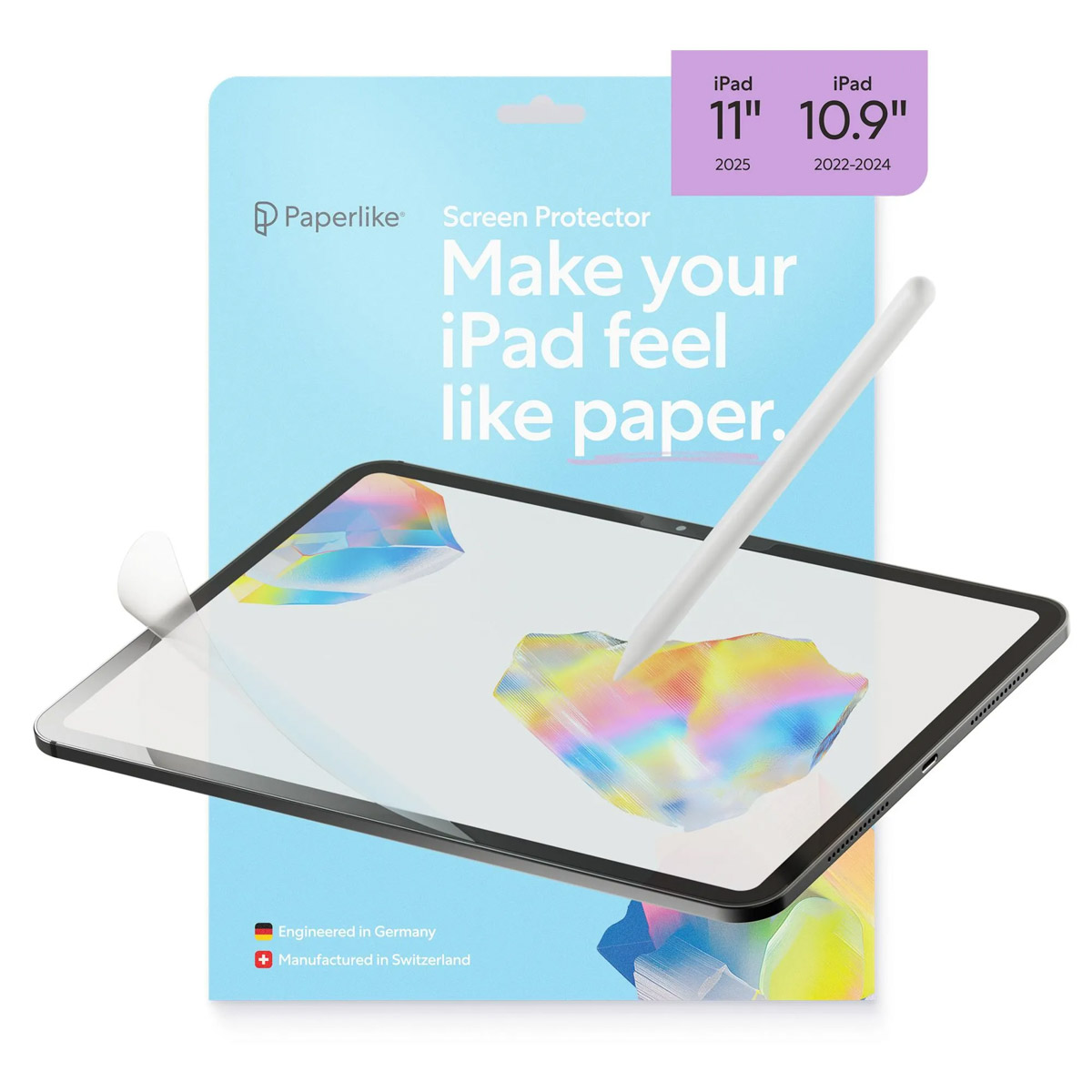 Paperlike 3 Screenprotector voor de Apple iPad 11 (2025) 11 inch A16 / iPad 10 (2022) 10.9 inch