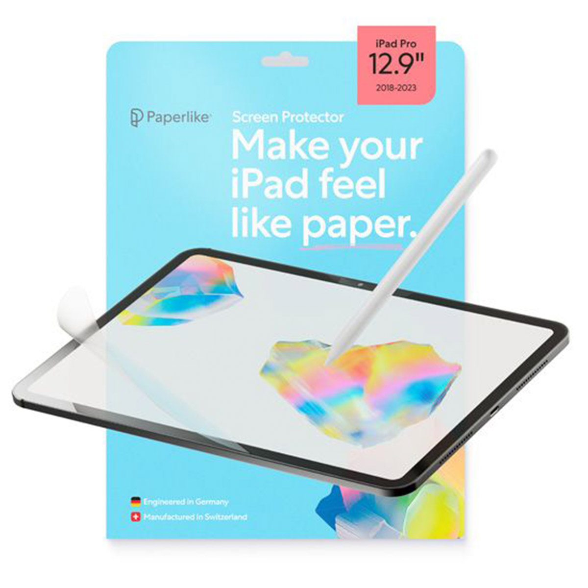 Paperlike Protecteur d'écran 3 Apple iPad Pro 12.9 (2018/2020/2021/2022)