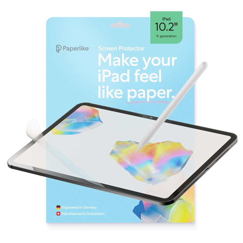 Paperlike 3 Screenprotector voor de Apple iPad 9 (2021) 10.2 inch / iPad 8 (2020) 10.2 inch / iPad 7 (2019) 10.2 inch