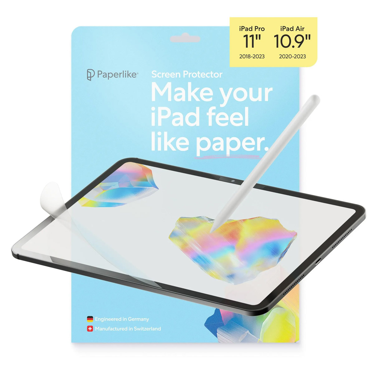 Paperlike Protecteur d'écran 3 Apple iPad Pro 11 (2018/2020/2021/2022) / Air 5 (2022) / Air 4 (2020)