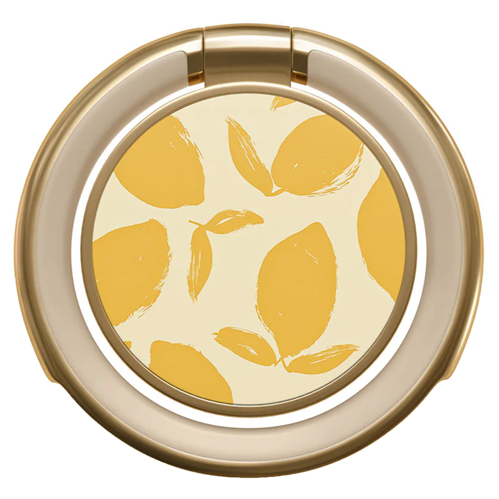 Burga Ringholder Gold - Telefoonring - Lemon Tart
