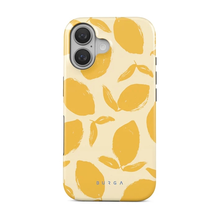 Burga Coque Tough MagSafe Apple iPhone 16 - Lemon Tart