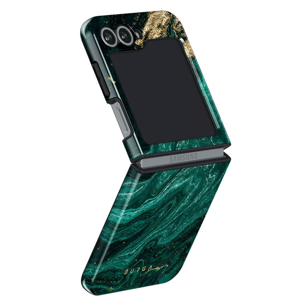 Burga Coque arrière Tough Samsung Galaxy Z Flip 6 - Emerald Pool