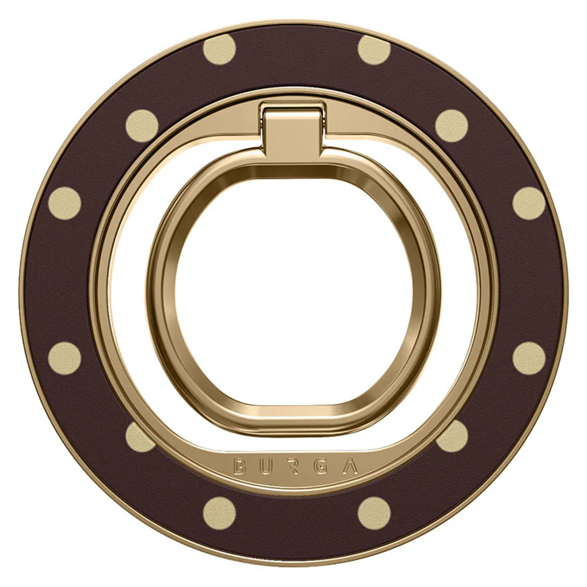 Burga Magnetic Ringholder Gold Telefoonring - Geschikt voor MagSafe - Sorry Busy