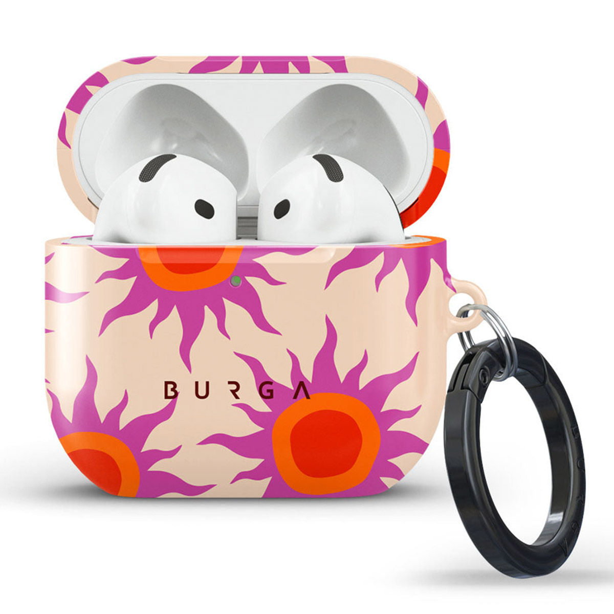 Burga Coque rigide Apple AirPods 4 - Sunset Glow